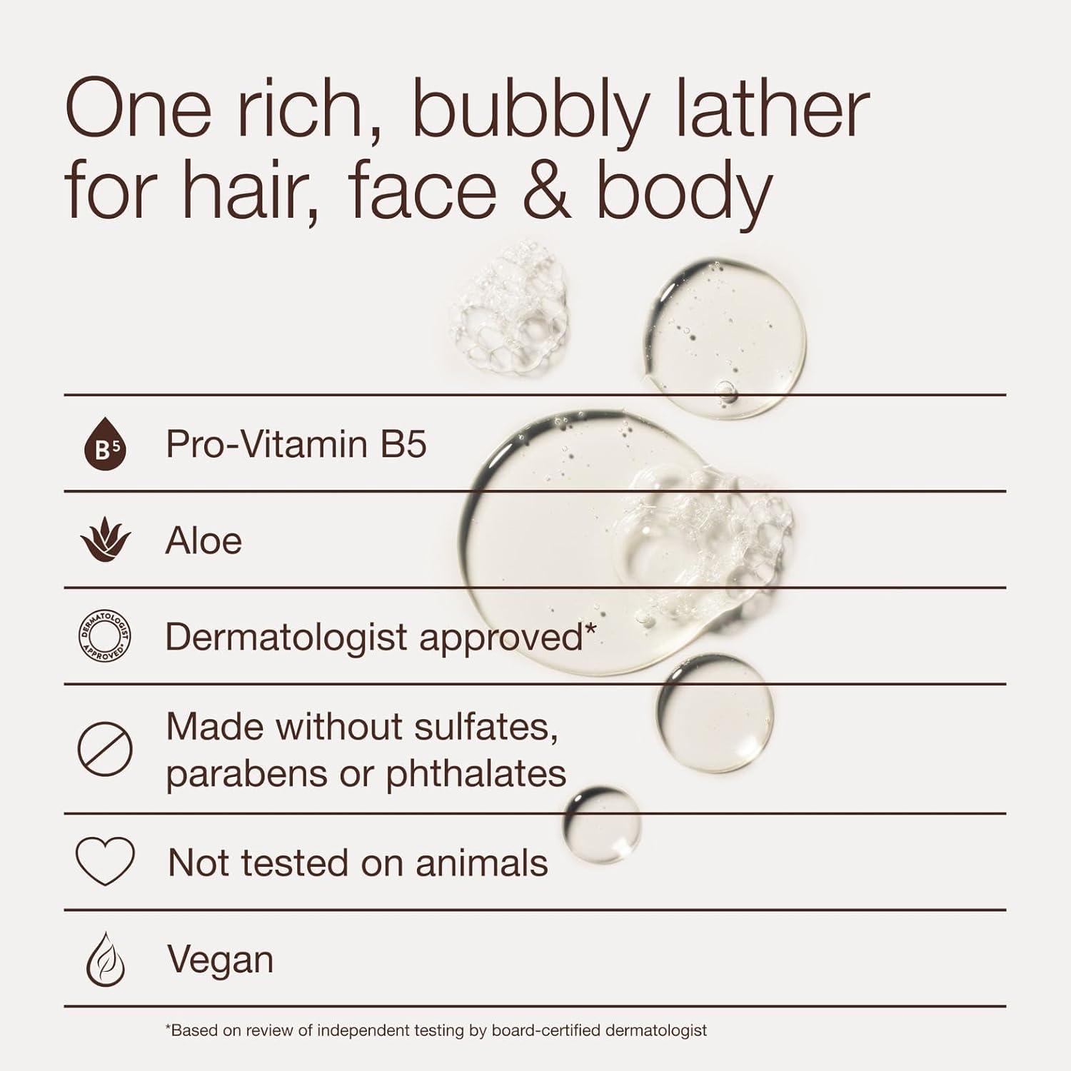 image:imageBath amp Body Works 3in1 Hair Face amp Body Wash for Men Mahogany Teakwood Scent Mens Shampoo amp Cleanser with ProVitamin B5 amp Aloe Warm Woodsy amp Masculine Scent 10 fl oz 2 Pack
