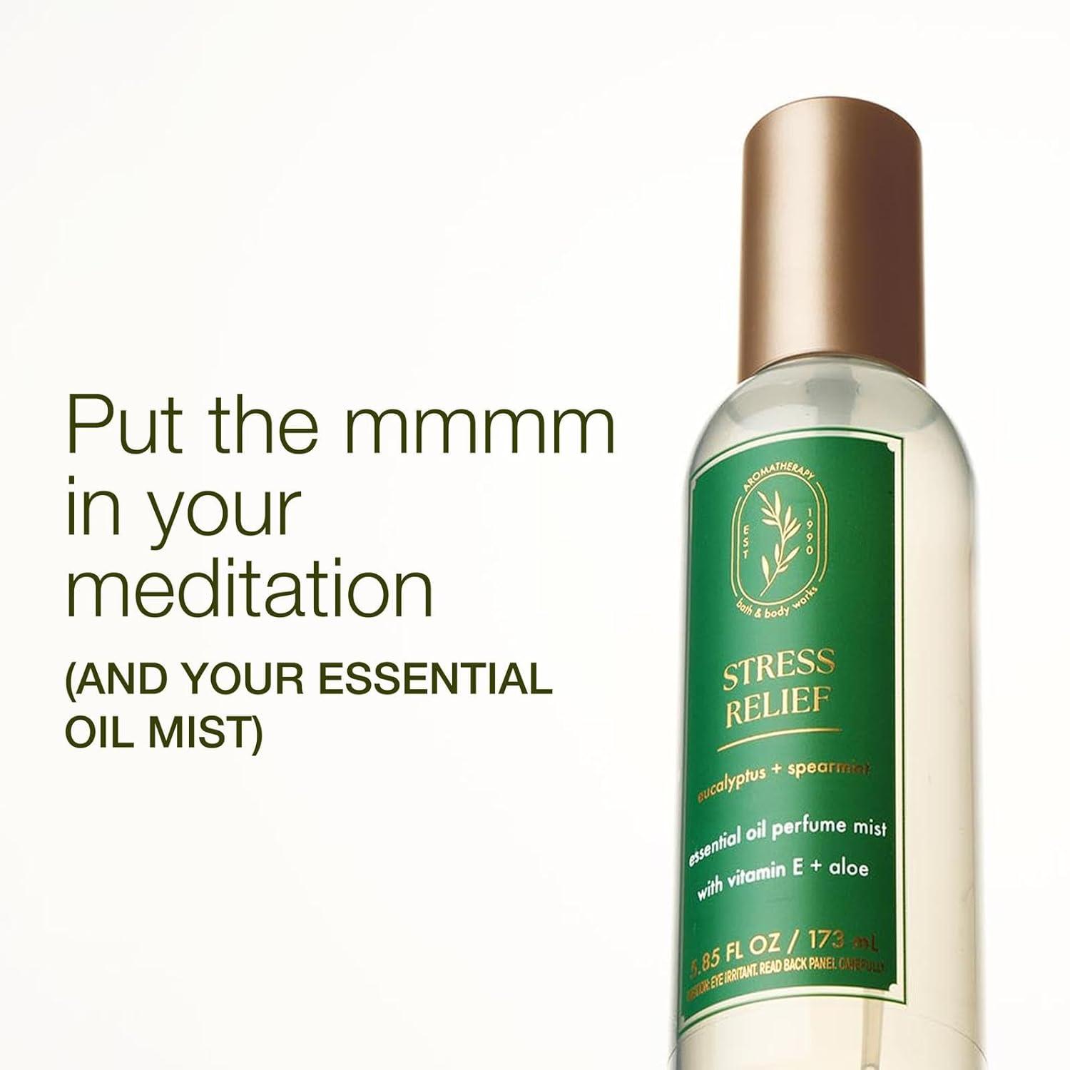 image:imageBath amp Body Works Aromatherapy Eucalyptus Spearmint Essential Oil Mist Body Spray with Vitamin E and Aloe Pillow Spray for Stress Relief 53 fl oz 1 Pack