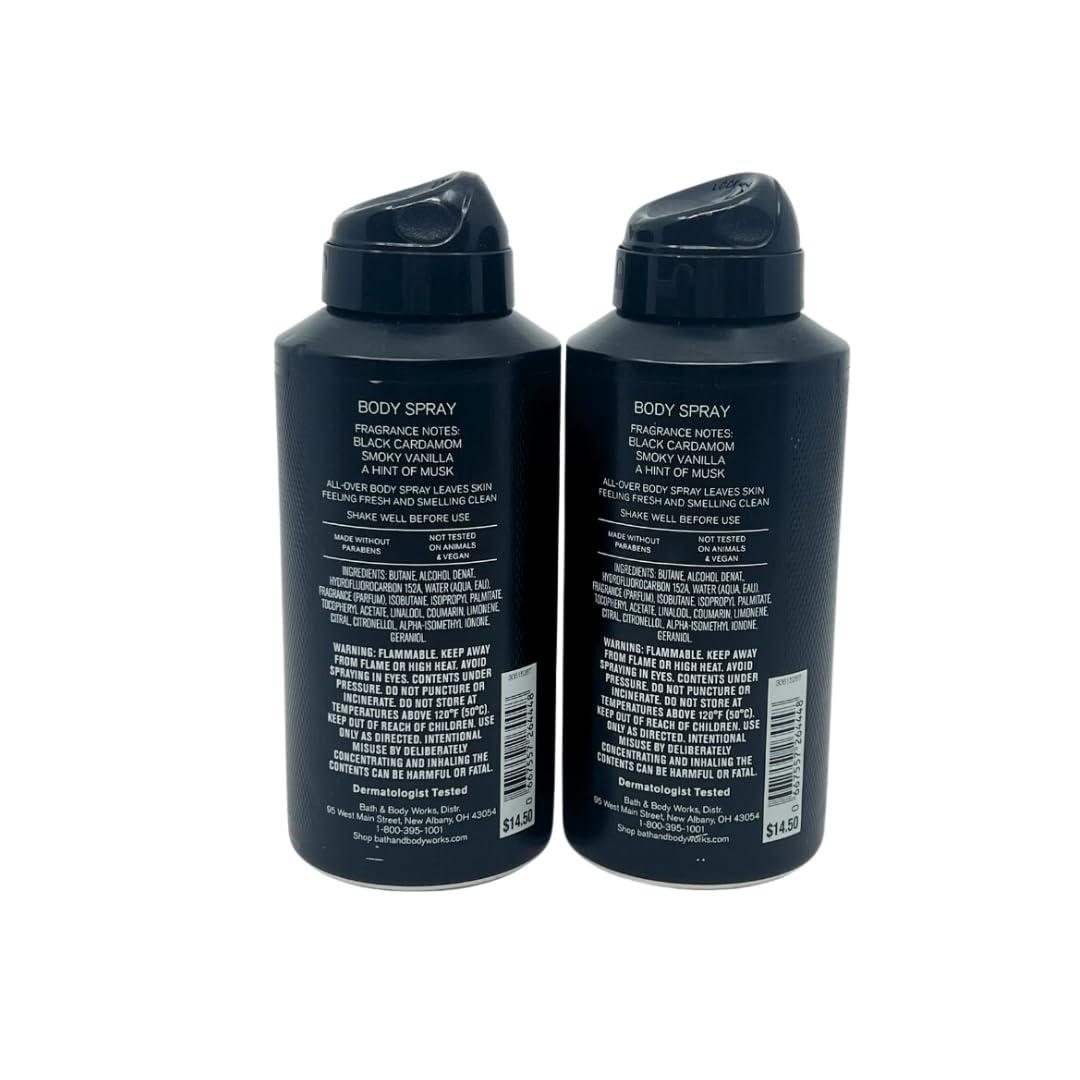 image:imageBath amp Body Works Body Spray for Men Ocean Scent Mens Spray with LongLasting Personal Fragrance Fresh Coastal Air amp Cypress Scent 37 oz 1 PackBlack Cardamom Smoky Vanilla Musk