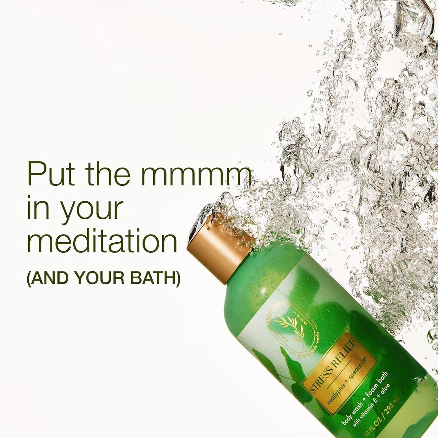 image:imageBath amp Body Works Eucalyptus Spearmint Body Wash amp Foam Bath Aromatherapy Cleanser with Vitamin E amp Aloe NonDrying amp Gentle for Daily Use 10 fl oz 1 PackAloe Vera