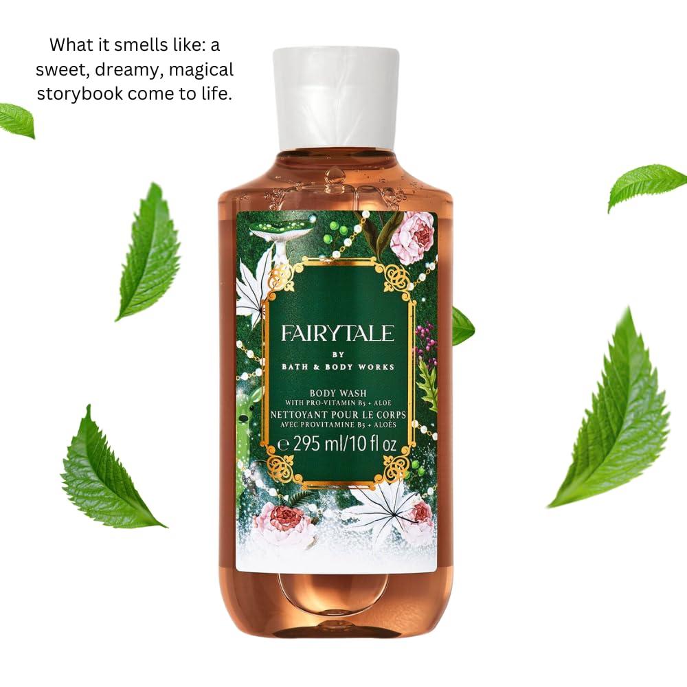 image:imageBath amp Body Works Japanese Cherry Blossom Body Wash Nourishing Cleanser with ProVitamin B5 amp Aloe Iconic Floral Scent Gentle for Daily Use 10 fl oz 1 PackFairytale Bottle Artwork May Vary