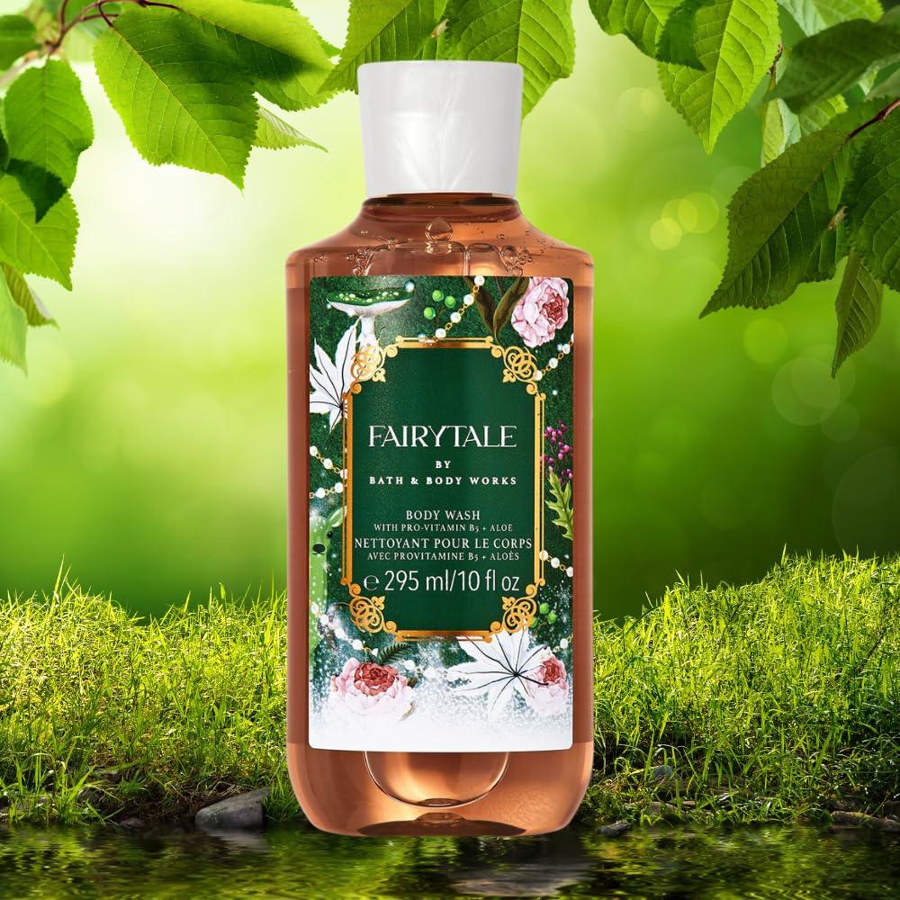 image:imageBath amp Body Works Japanese Cherry Blossom Body Wash Nourishing Cleanser with ProVitamin B5 amp Aloe Iconic Floral Scent Gentle for Daily Use 10 fl oz 1 PackFairytale Bottle Artwork May Vary