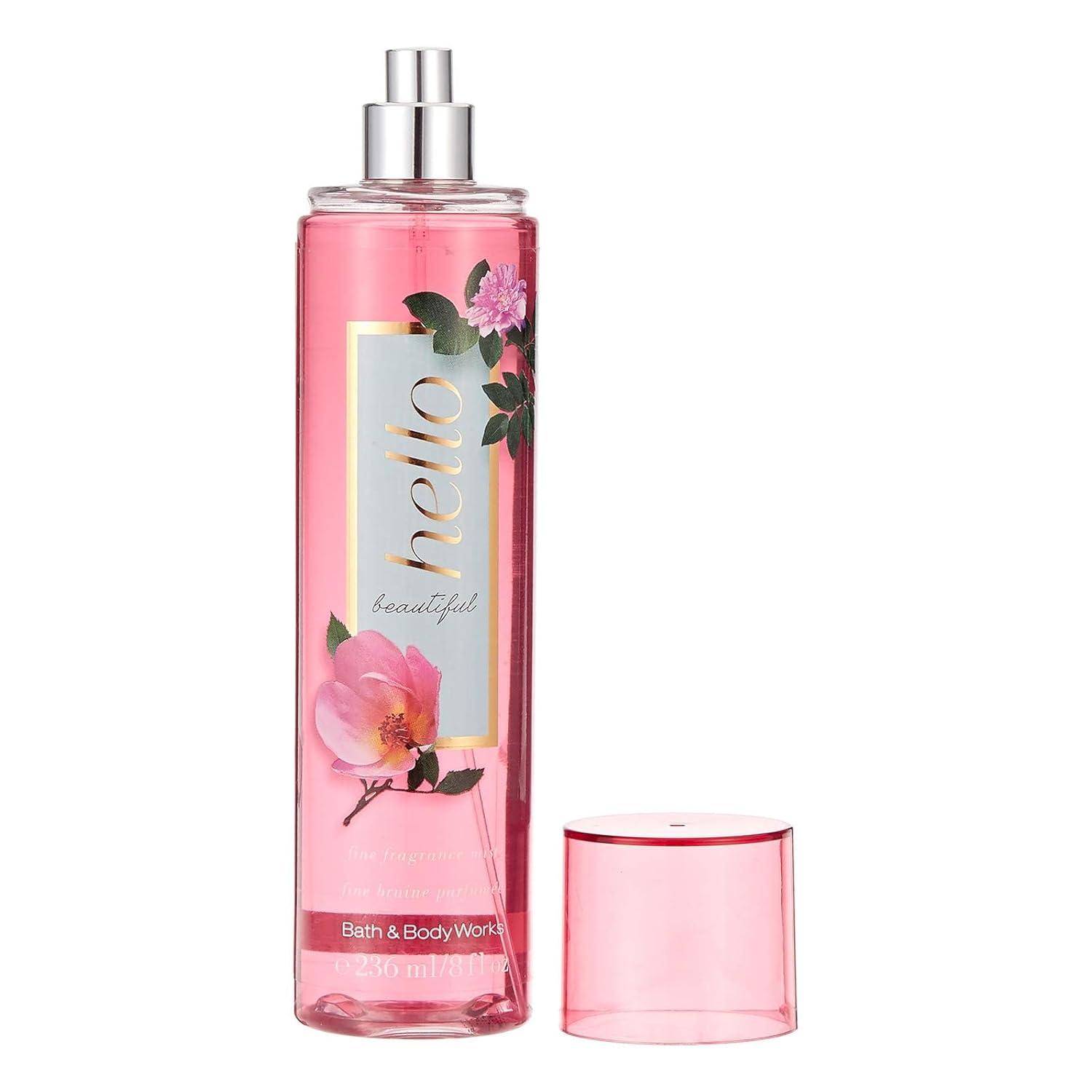 image:imageBath amp Body Works Japanese Cherry Blossom Fine Fragrance Mist Body Spray amp Perfume for Women LongLasting Personal Fragrance Iconic Floral Scent 8 fl oz 1 PackWhite Gardenia Jasmine Petals Magnolia Blossom Pink Nectarine Cotton Musk