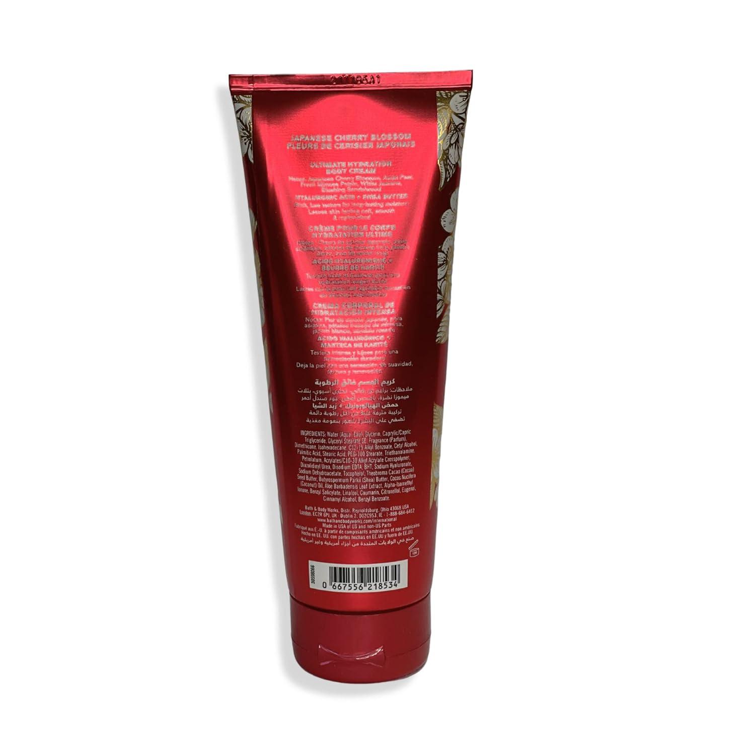 image:imageBath amp Body Works Lavender Vanilla Aromatherapy Body Cream Ultimate Hydration Moisturizer with Shea Butter amp Hyaluronic Acid for Dry Skin 8 fl oz 1 PackJapanese Cherry Blossom
