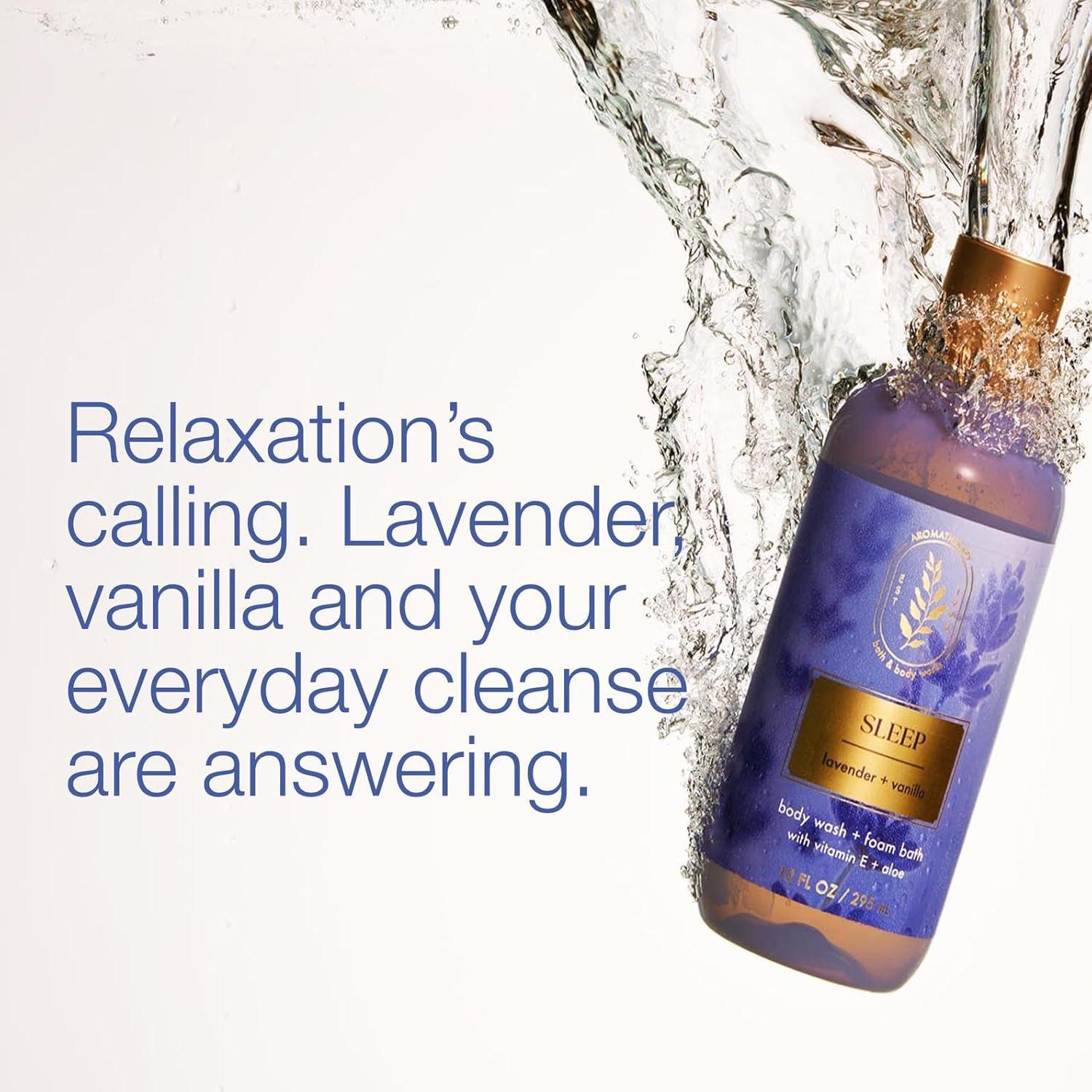 image:imageBath amp Body Works Lavender Vanilla Body Wash amp Foam Bath Aromatherapy Cleanser with Vitamin E amp Aloe NonDrying amp Gentle for Daily Use 10 fl oz 2 PackAloe Vera