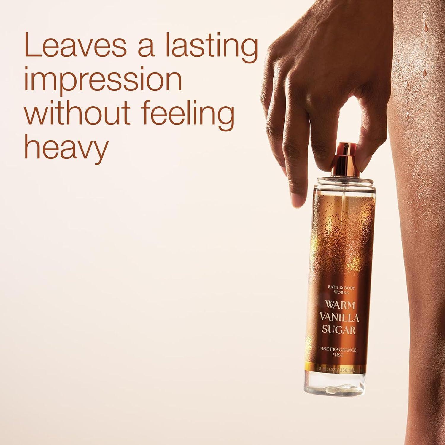image:imageBath amp Body Works Warm Vanilla Sugar Fine Fragrance Mist Body Spray amp Perfume for Women LongLasting Personal Fragrance Sparkling Sugar and Sweet Vanilla Scent 8 fl oz 1 Pack