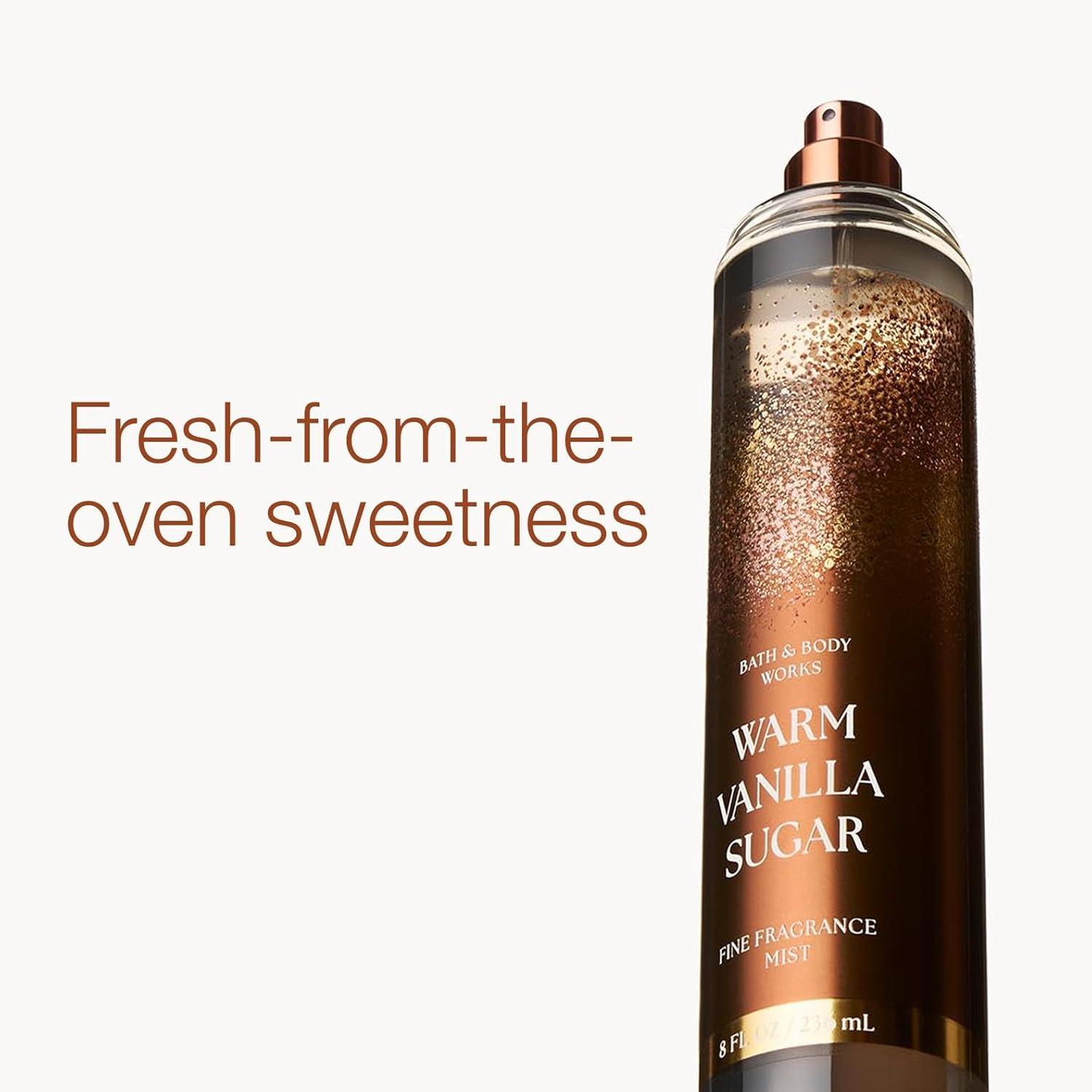 image:imageBath amp Body Works Warm Vanilla Sugar Fine Fragrance Mist Body Spray amp Perfume for Women LongLasting Personal Fragrance Sparkling Sugar and Sweet Vanilla Scent 8 fl oz 1 Pack