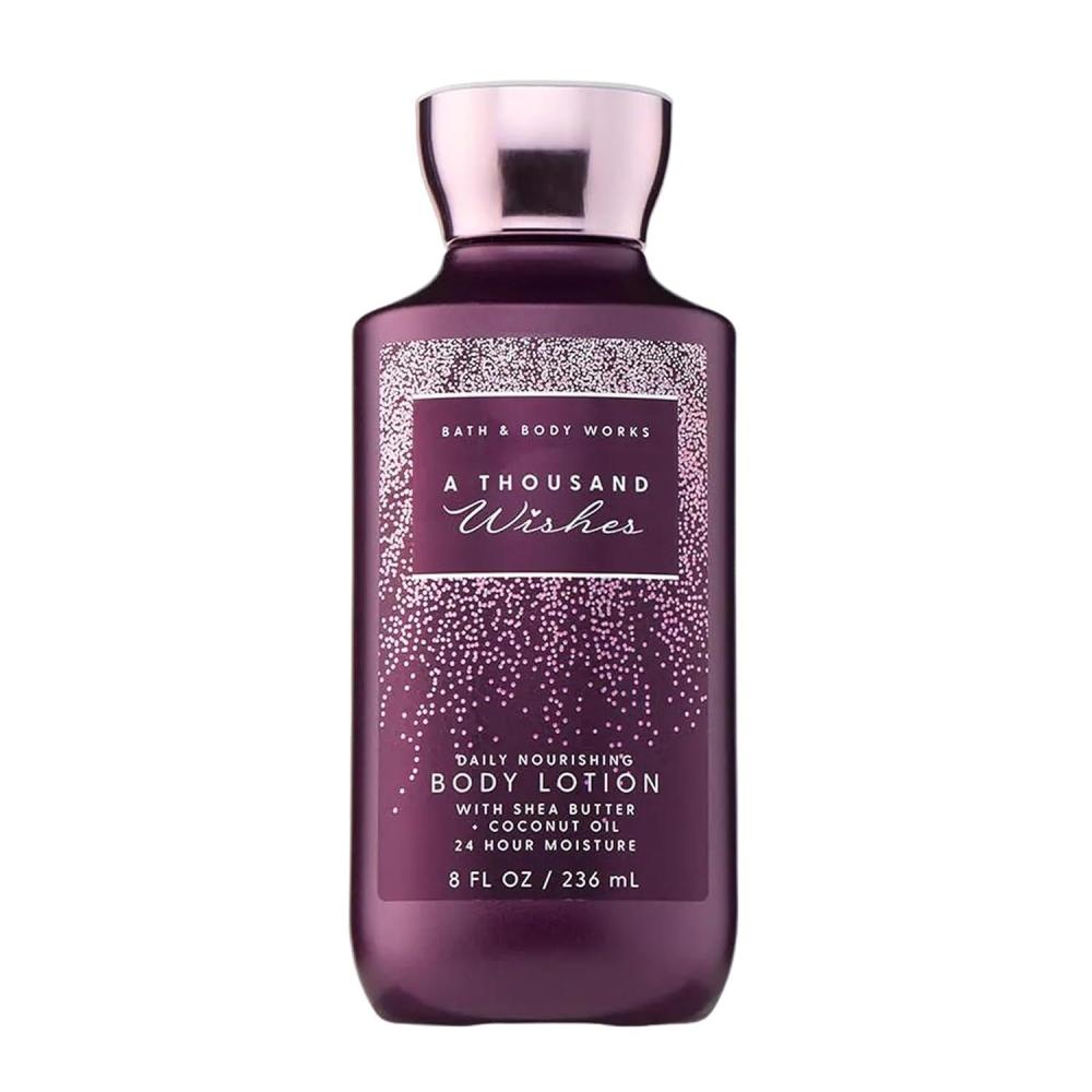 image:imageBath amp Body Works A Thousand Wishes Body Lotion Lightweight Daily Moisturizer with Shea Butter amp Coconut Oil Sparkling Prosecco amp Peony Scent 8 fl oz  1 Pack