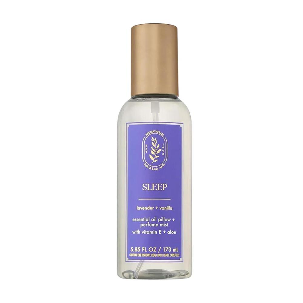 image:imageBath amp Body Works Aromatherapy Lavender Vanilla Essential Oil Mist Body Spray with Vitamin E and Aloe Pillow Spray for Calming Bedtime Relaxation 53 fl oz  1 Pack
