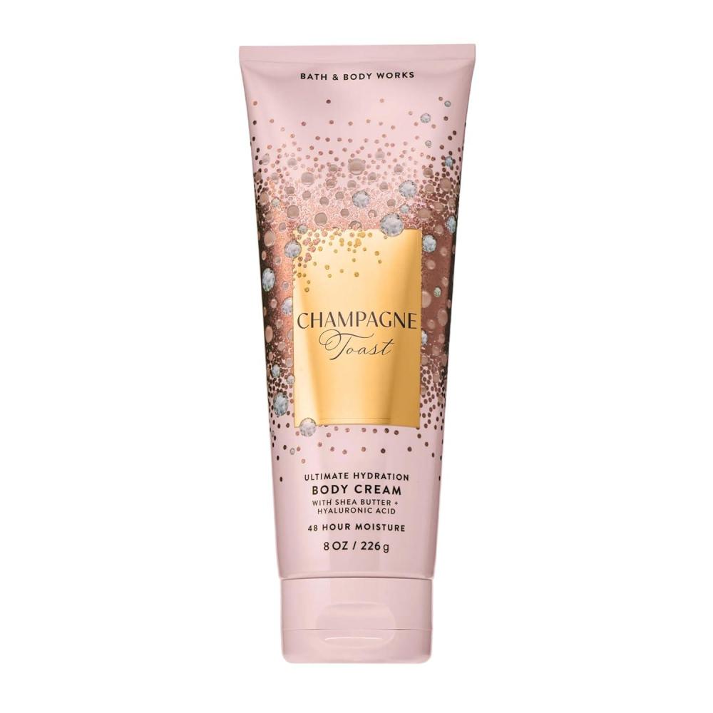 image:imageBath amp Body Works Champagne Toast Body Cream Ultimate Hydration Moisturizer with Shea Butter amp Hyaluronic Acid for Dry Skin Bubbly Champagne amp Sparkling Berry Scent 8 oz 1 Pack8 Ounce Pack of 1
