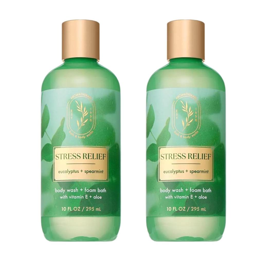 image:imageBath amp Body Works Eucalyptus Spearmint Body Wash amp Foam Bath Aromatherapy Cleanser with Vitamin E amp Aloe NonDrying amp Gentle for Daily Use 10 fl oz 2 Pack