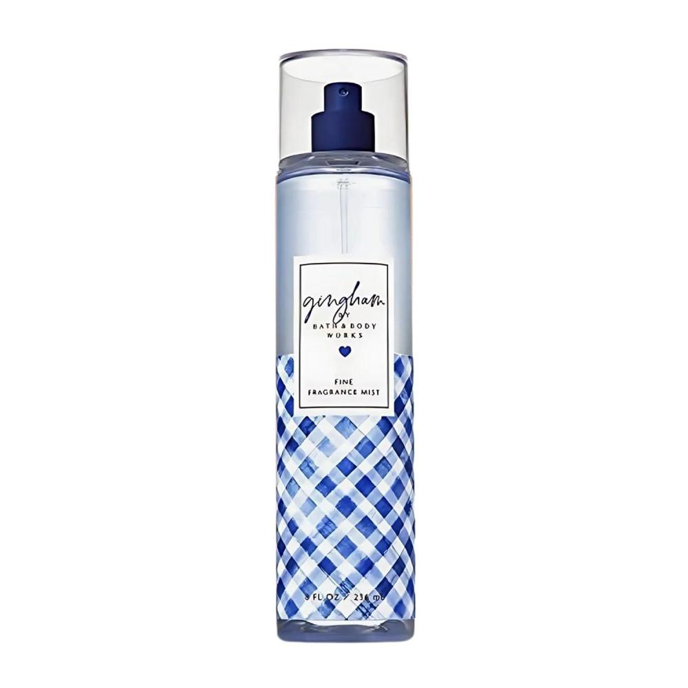 image:imageBath amp Body Works Gingham Gorgeous Fine Fragrance Mist Body Spray amp Perfume for Women LongLasting Personal Fragrance Pink Strawberries Peony Blooms and Peach Nectar Scent 8 fl oz 1 PackFloral
