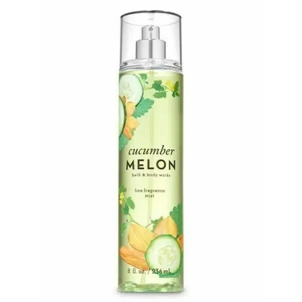 image:imageBath amp Body Works Gingham Gorgeous Fine Fragrance Mist Body Spray amp Perfume for Women LongLasting Personal Fragrance Pink Strawberries Peony Blooms and Peach Nectar Scent 8 fl oz 1 PackCucumber Melon