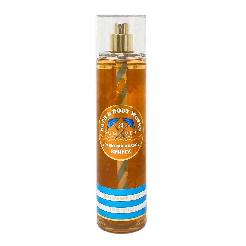 image:imageBath amp Body Works Gingham Gorgeous Fine Fragrance Mist Body Spray amp Perfume for Women LongLasting Personal Fragrance  Pink Strawberries Peony Blooms and Peach Nectar Scent 8 fl oz  1 PackSparkling Orange Spritz