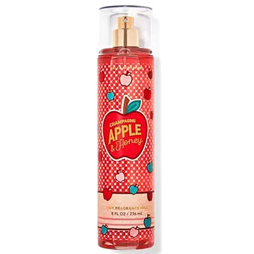 image:imageBath amp Body Works Gingham Gorgeous Fine Fragrance Mist Body Spray amp Perfume for Women LongLasting Personal Fragrance Pink Strawberries Peony Blooms and Peach Nectar Scent 8 fl oz 1 PackChampagne Apple Honey