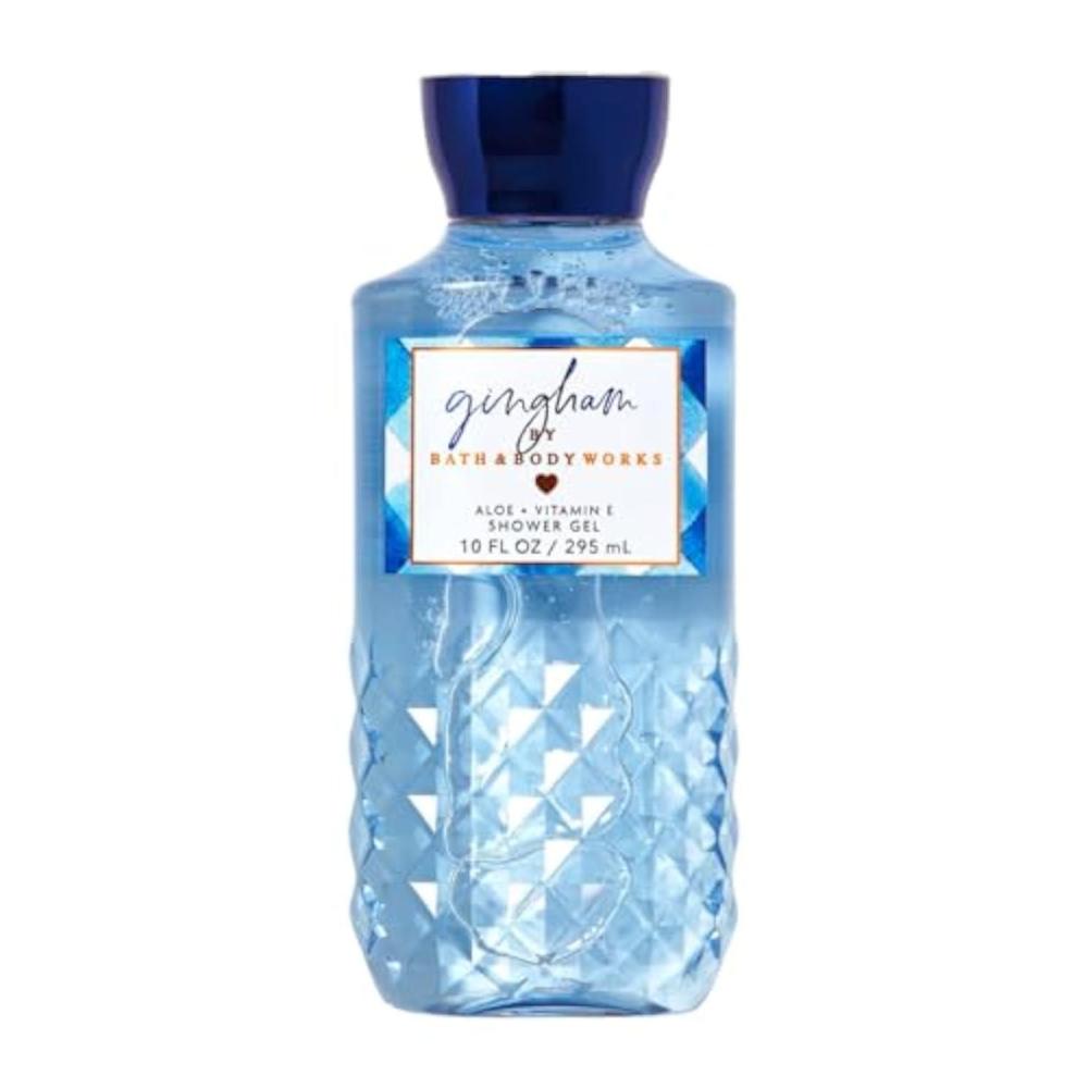 image:imageBath amp Body Works Japanese Cherry Blossom Body Wash Nourishing Cleanser with ProVitamin B5 amp Aloe Iconic Floral Scent Gentle for Daily Use 10 fl oz  1 PackGingham Bottle Artwork May Vary