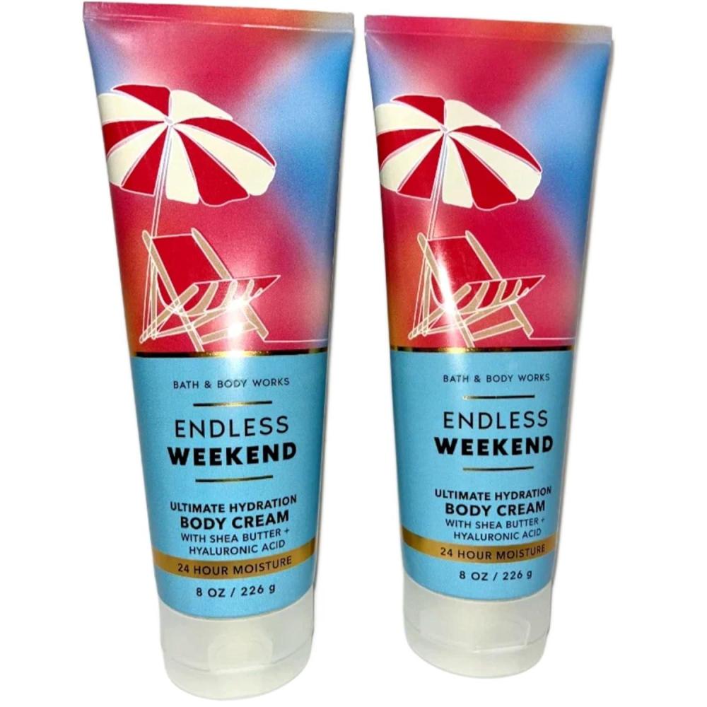 image:imageBath amp Body Works Lavender Vanilla Aromatherapy Body Cream Ultimate Hydration Moisturizer with Shea Butter amp Hyaluronic Acid for Dry Skin 8 fl oz 1 PackEndless Weekend Bottle Design May Vary