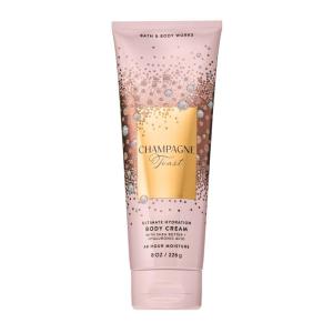 Bath & Body Works Champagne Toast Body Cream, Ultimate Hydration Moisturizer with Shea Butter & Hyaluronic Acid for Dry Skin, Bubbly Champagne & Sparkling Berry Scent, 8 oz – 1 Pack(8 Ounce (Pack of 1))