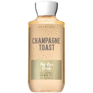 Bath & Body Works Champagne Toast Body Wash, Nourishing Cleanser with Pro-Vitamin B5 & Aloe, Bubbly Champagne & Sparkling Berry Scent, Gentle for Daily Use, 10 fl oz – 1 Pack