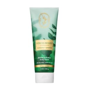 Bath & Body Works Eucalyptus Spearmint Aromatherapy Body Cream, Ultimate Hydration Moisturizer for Stress Relief with Shea Butter & Hyaluronic Acid for Dry Skin, 8 fl oz – 1 Pack(Eucalyptus Spearmint)