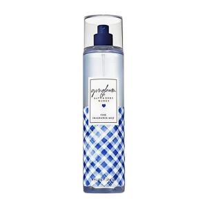 Bath & Body Works Gingham Gorgeous Fine Fragrance Mist, Body Spray & Perfume for Women, Long-Lasting Personal Fragrance – Pink Strawberries, Peony Blooms, and Peach Nectar Scent, 8 fl oz – 1 Pack(Floral)