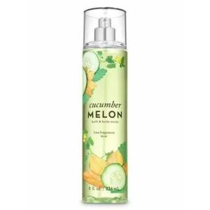 Bath & Body Works Gingham Gorgeous Fine Fragrance Mist, Body Spray & Perfume for Women, Long-Lasting Personal Fragrance – Pink Strawberries, Peony Blooms, and Peach Nectar Scent, 8 fl oz – 1 Pack(Cucumber Melon)
