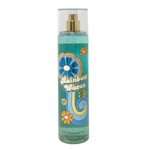 Bath & Body Works Gingham Gorgeous Fine Fragrance Mist, Body Spray & Perfume for Women, Long-Lasting Personal Fragrance – Pink Strawberries, Peony Blooms, and Peach Nectar Scent, 8 fl oz – 1 Pack(Rainbow Waves)