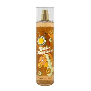 Bath & Body Works Gingham Gorgeous Fine Fragrance Mist, Body Spray & Perfume for Women, Long-Lasting Personal Fragrance – Pink Strawberries, Peony Blooms, and Peach Nectar Scent, 8 fl oz – 1 Pack(Golden Sunflowers)