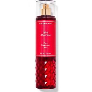 Bath & Body Works Gingham Gorgeous Fine Fragrance Mist, Body Spray & Perfume for Women, Long-Lasting Personal Fragrance – Pink Strawberries, Peony Blooms, and Peach Nectar Scent, 8 fl oz – 1 Pack(Mad About You)