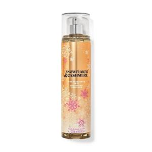 Bath & Body Works Gingham Gorgeous Fine Fragrance Mist, Body Spray & Perfume for Women, Long-Lasting Personal Fragrance – Pink Strawberries, Peony Blooms, and Peach Nectar Scent, 8 fl oz – 1 Pack(Snowflakes & Cashmeres)