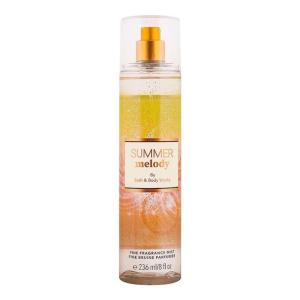 Bath & Body Works Gingham Gorgeous Fine Fragrance Mist, Body Spray & Perfume for Women, Long-Lasting Personal Fragrance – Pink Strawberries, Peony Blooms, and Peach Nectar Scent, 8 fl oz – 1 Pack(Summer Melody)