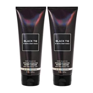 Bath & Body Works Lavender Vanilla Aromatherapy Body Cream, Ultimate Hydration Moisturizer with Shea Butter & Hyaluronic Acid for Dry Skin, 8 fl oz – 1 Pack(Black Tie)