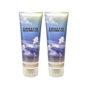 Bath & Body Works Lavender Vanilla Aromatherapy Body Cream, Ultimate Hydration Moisturizer with Shea Butter & Hyaluronic Acid for Dry Skin, 8 fl oz – 1 Pack(Confetti Daydream (Bottle Artwork/Color May Vary))