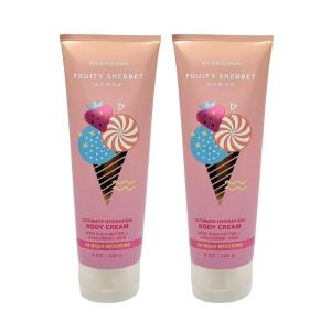 Bath & Body Works Lavender Vanilla Aromatherapy Body Cream, Ultimate Hydration Moisturizer with Shea Butter & Hyaluronic Acid for Dry Skin, 8 fl oz – 1 Pack(Fruity Sherbet Scoop (Packaging Artwork May Vary))