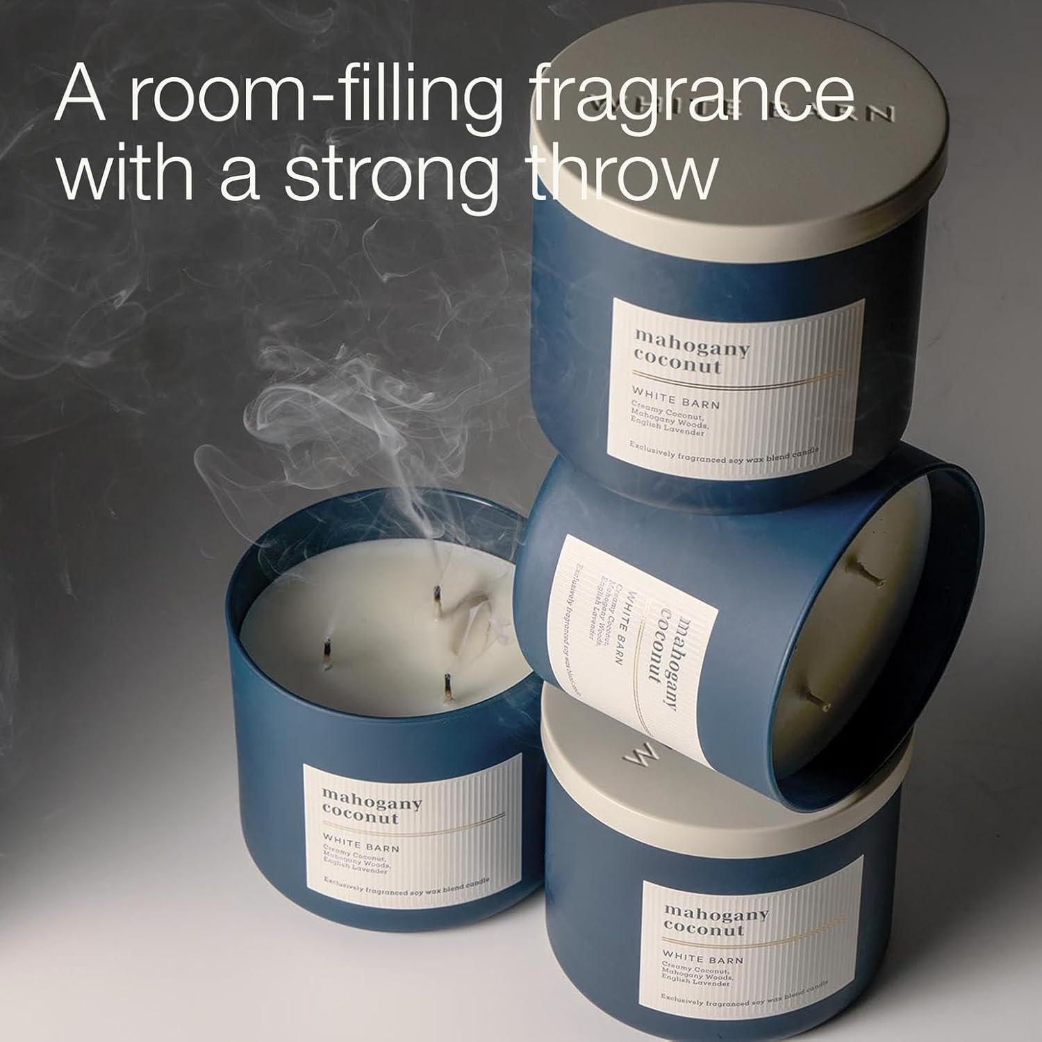 image:imageBath amp Body Works 3Wick Candle Mahogany Coconut Candle Strong Throw LongLasting Burn Up to 45 Hours Exclusively Fragranced Soy Wax Blend 145 oz 2 Pack