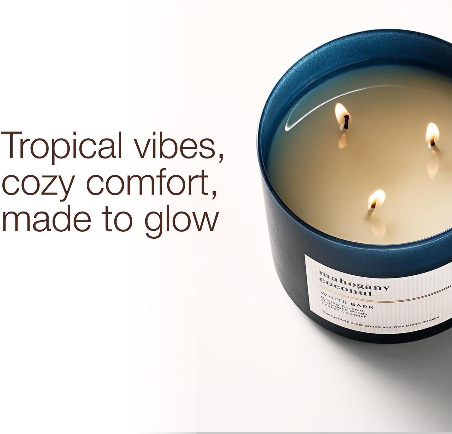image:imageBath amp Body Works 3Wick Candle Mahogany Coconut Candle Strong Throw LongLasting Burn Up to 45 Hours Exclusively Fragranced Soy Wax Blend 145 oz 2 Pack