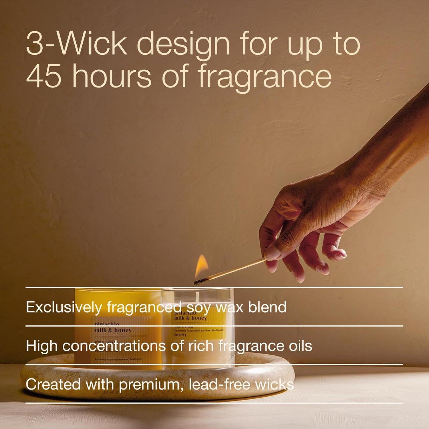 image:imageBath amp Body Works 3Wick Candle Pistachio Milk amp Honey Candle Strong Throw LongLasting Burn Up to 45 Hours Exclusively Fragranced Soy Wax Blend 145 oz 1 Pack