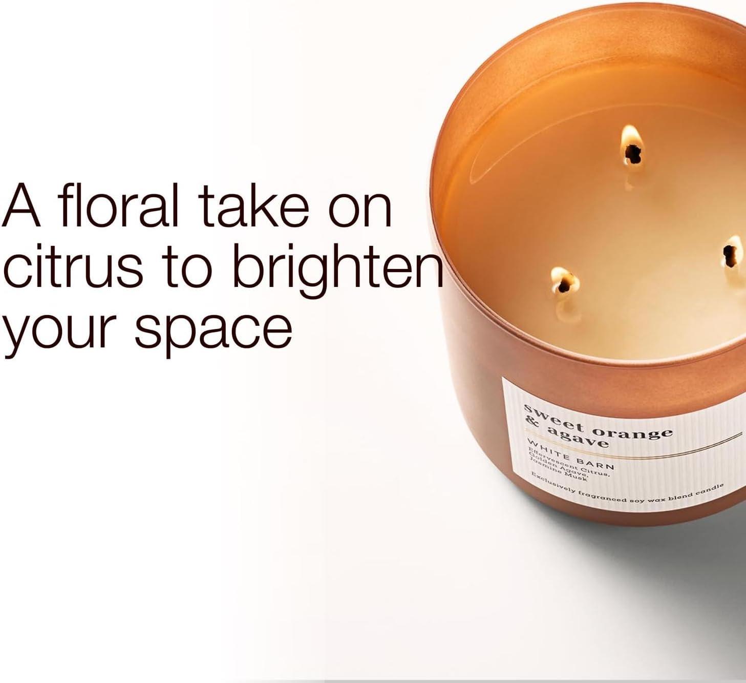 image:imageBath amp Body Works 3Wick Candle Sweet Orange amp Agave Citrus Candle Strong Throw LongLasting Burn Up to 45 Hours Exclusively Fragranced Soy Wax Blend 145 oz 2 Pack