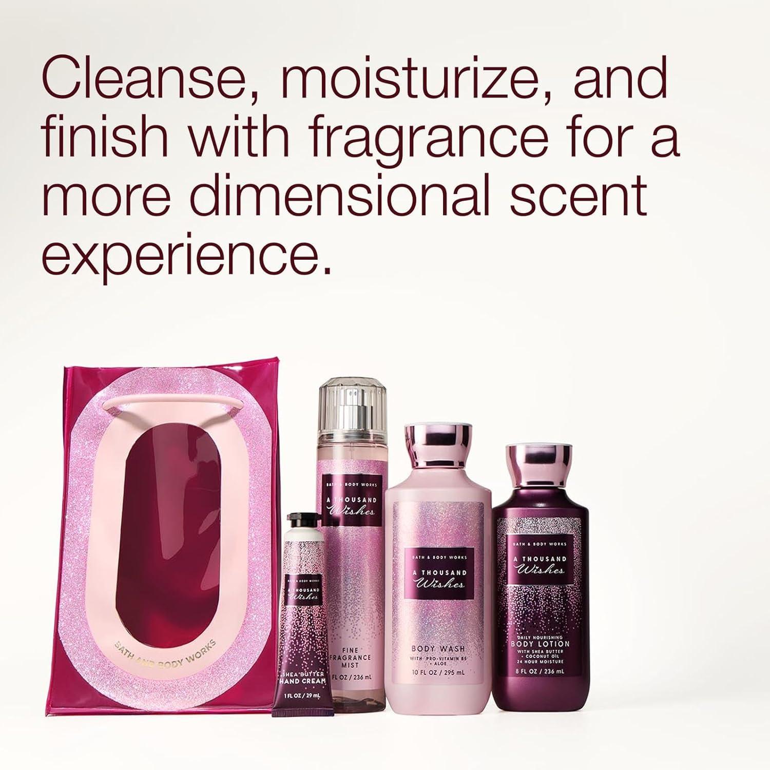 image:imageBath amp Body Works A Thousand Wishes Gift Set with Body Wash Fine Fragrance Mist Lotion amp Hand Cream Personal Care Collection for Gifting or Individual Use Prosecco amp Peony Scent 1 Pack