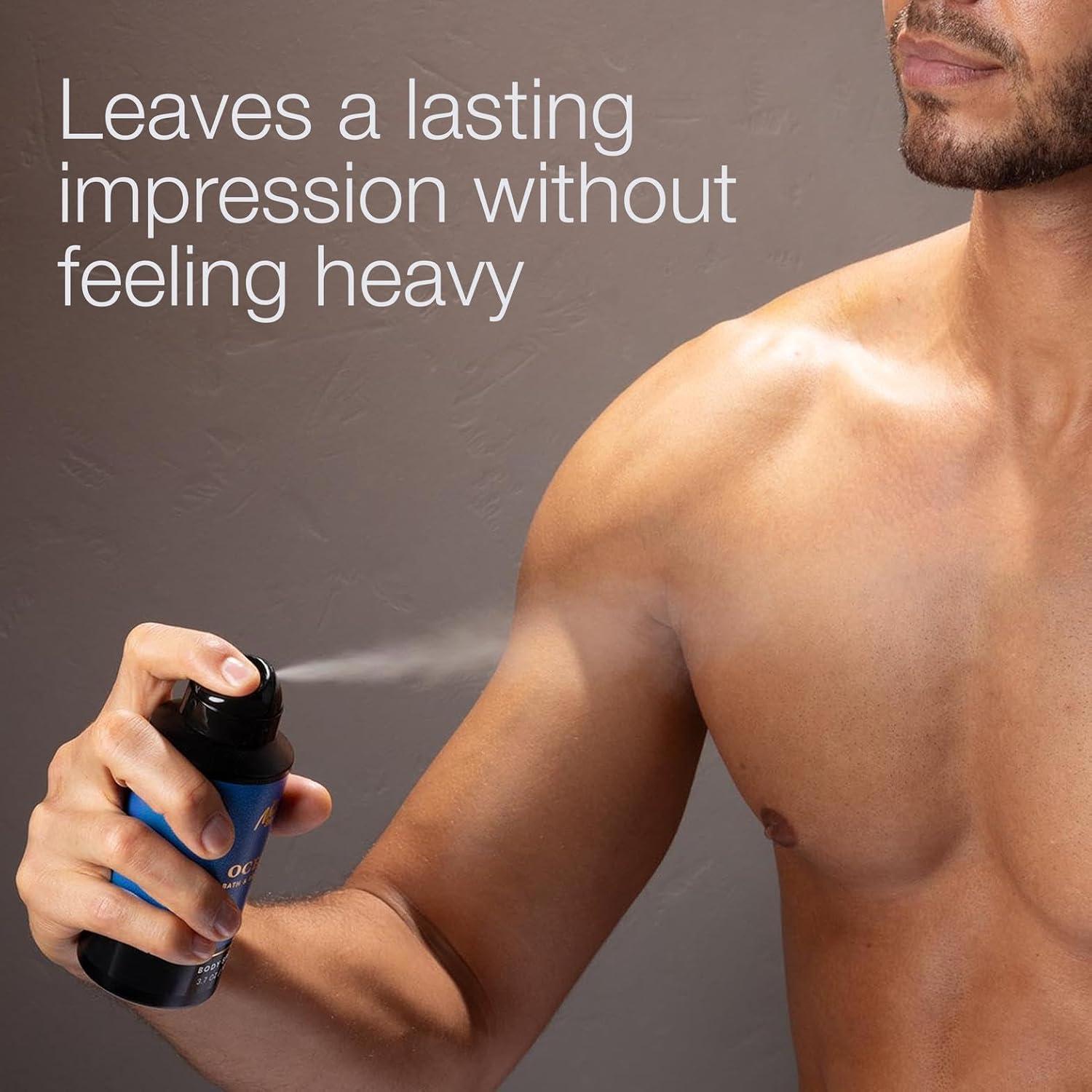 image:imageBath amp Body Works Body Spray for Men Ocean Scent Mens Spray with LongLasting Personal Fragrance Fresh Coastal Air amp Cypress Scent 8 oz 2 Pack