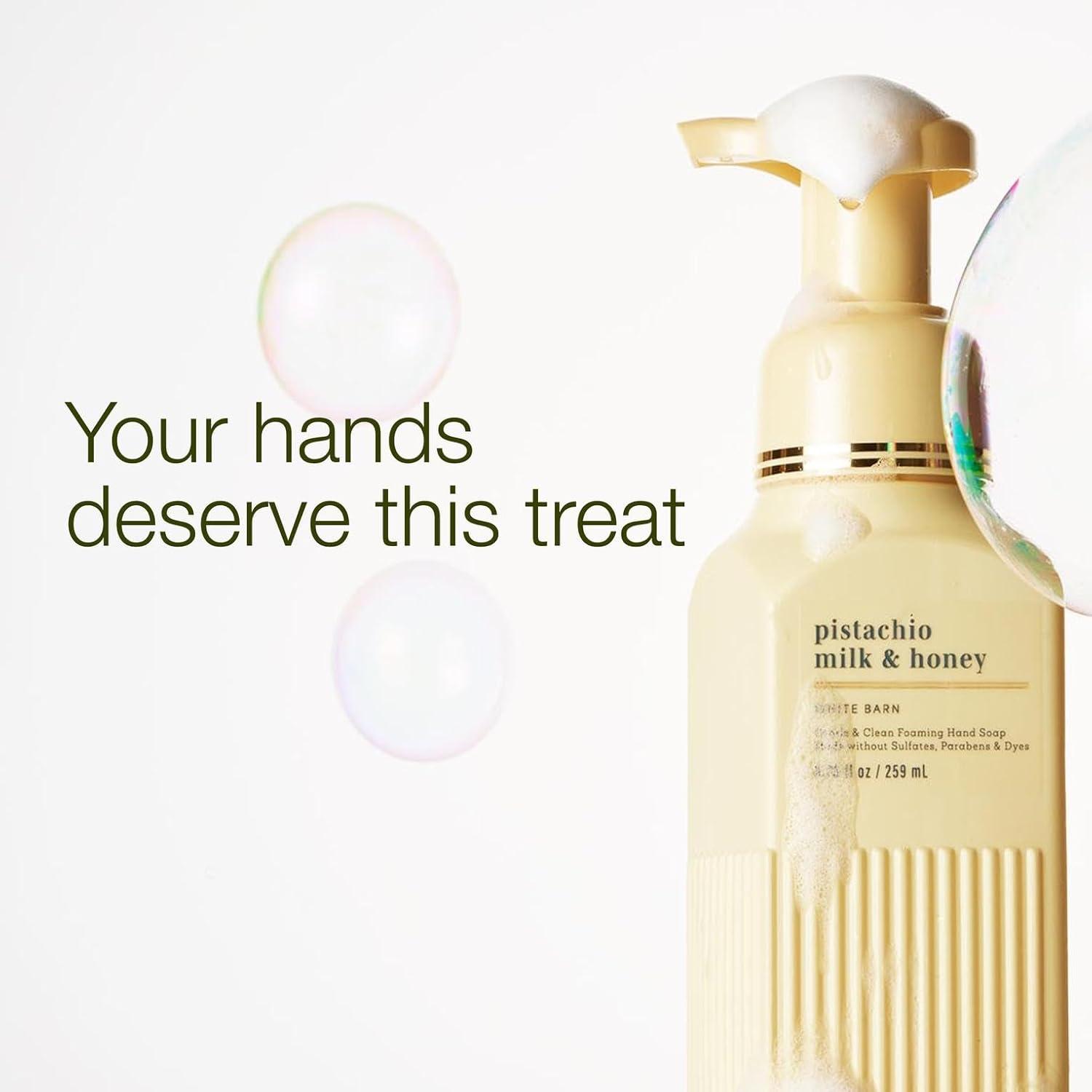 image:imageBath amp Body Works Gentle amp Clean Foaming Hand Soap Pistachio Milk amp Honey Scent NonDrying Made Without Sulfates amp Parabens Foaming Hand Wash for Kitchen amp Bathroom 875 fl oz 1 Pack