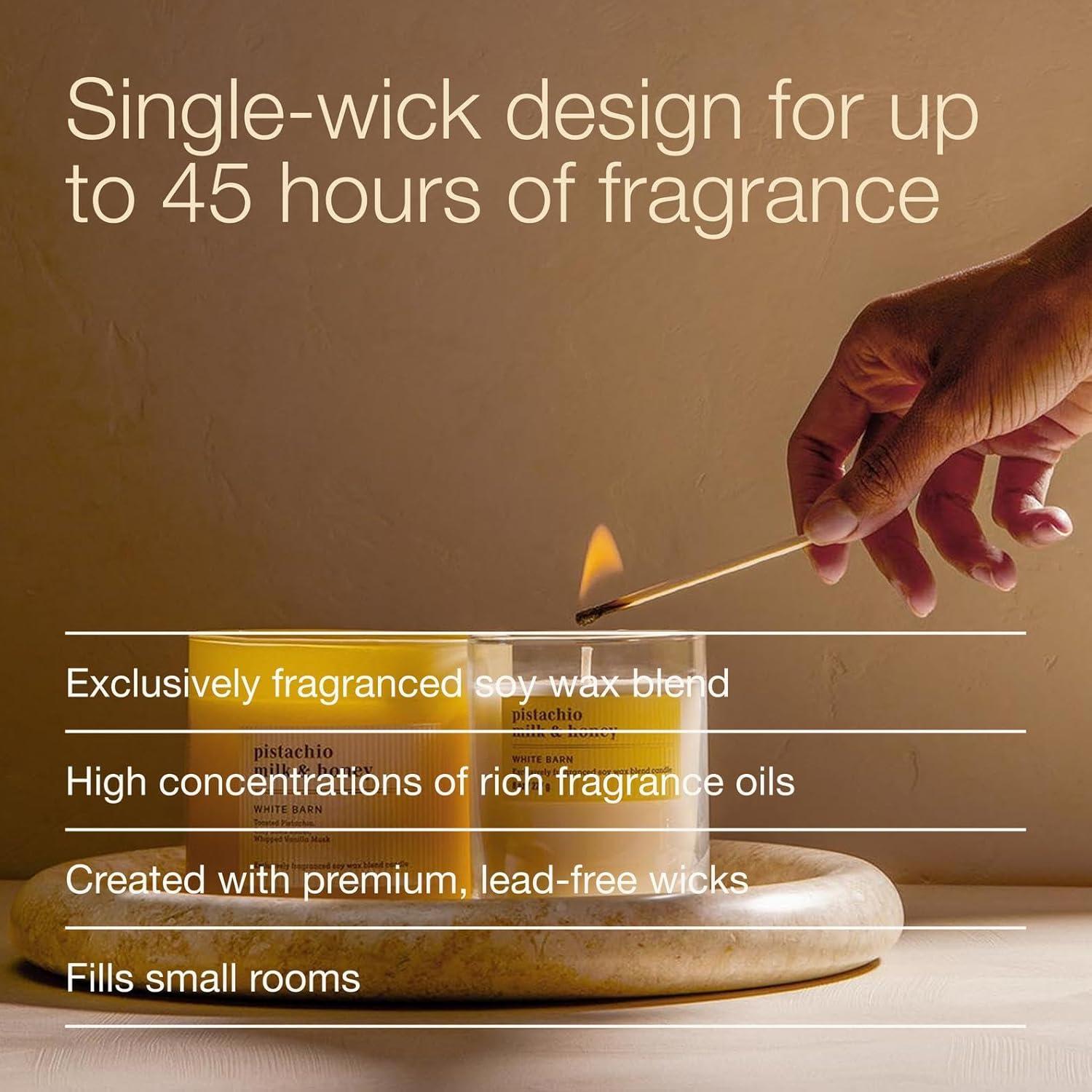 image:imageBath amp Body Works Single Wick Candle Pistachio Milk amp Honey Candle LongLasting Burn Up to 45 Hours Exclusively Fragranced Soy Wax Blend 8 oz 2 Pack