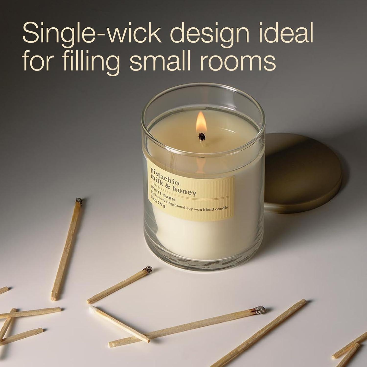 image:imageBath amp Body Works Single Wick Candle Pistachio Milk amp Honey Candle LongLasting Burn Up to 45 Hours Exclusively Fragranced Soy Wax Blend 8 oz 2 Pack