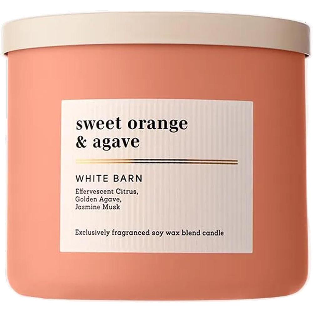 image:imageBath amp Body Works 3Wick Candle Sweet Orange amp Agave Citrus Candle Strong Throw LongLasting Burn Up to 45 Hours Exclusively Fragranced Soy Wax Blend 145 oz 1 Pack