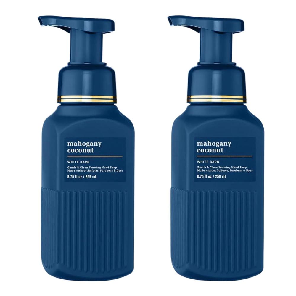 image:imageBath amp Body Works Gentle amp Clean Foaming Hand Soap Mahogany Coconut Scent NonDrying Made Without Sulfates amp Parabens Foaming Hand Wash for Kitchen amp Bathroom 875 fl oz 2 Pack