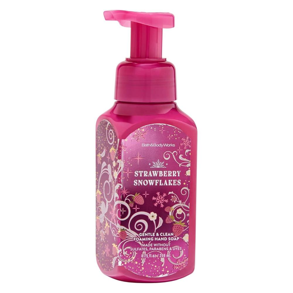 image:imageBath amp Body Works Gentle amp Clean Foaming Hand Soap Moonlit Goddess Scent NonDrying Made Without Sulfates amp Parabens Foaming Hand Wash for Kitchen amp Bathroom 875 fl oz  1 PackStrawberry Snowflakes