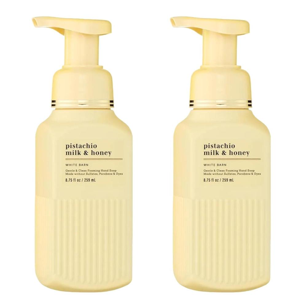 image:imageBath amp Body Works Gentle amp Clean Foaming Hand Soap Pistachio Milk amp Honey Scent NonDrying Made Without Sulfates amp Parabens Foaming Hand Wash for Kitchen amp Bathroom 875 fl oz 2 Pack