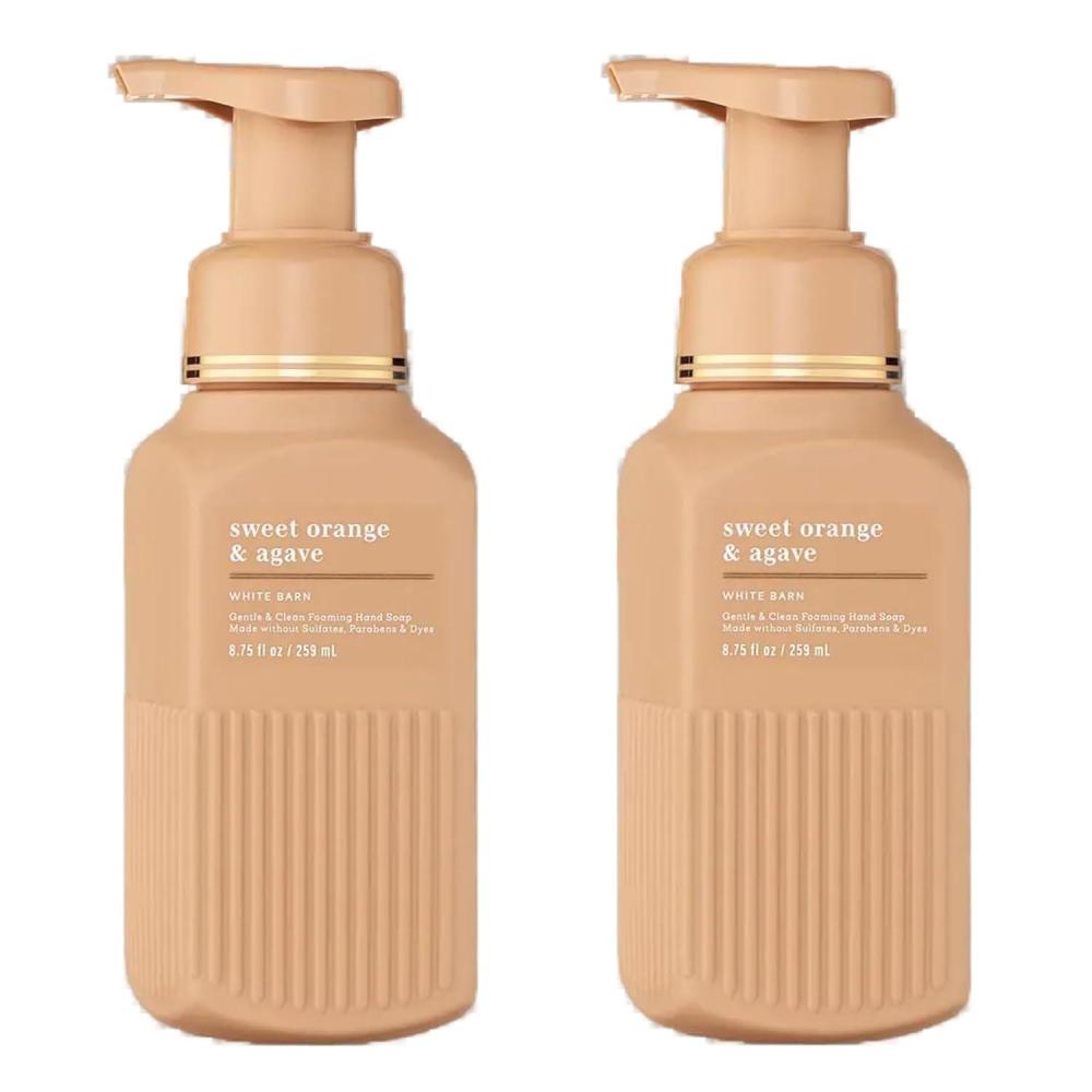 image:imageBath amp Body Works Gentle amp Clean Foaming Hand Soap Sweet Orange amp Agave Citrus Scent NonDrying Made Without Sulfates amp Parabens Foaming Hand Wash for Kitchen amp Bathroom 875 fl oz 2 Pack