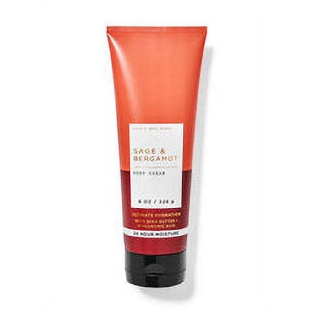 image:imageBath amp Body Works Mens Body Cream Mahogany Teakwood Scent Ultimate Hydration Moisturizer with Shea Butter amp Hyaluronic Acid for Dry Skin Warm Woodsy amp Masculine Scent 8 oz  1 PackSage Bergamot
