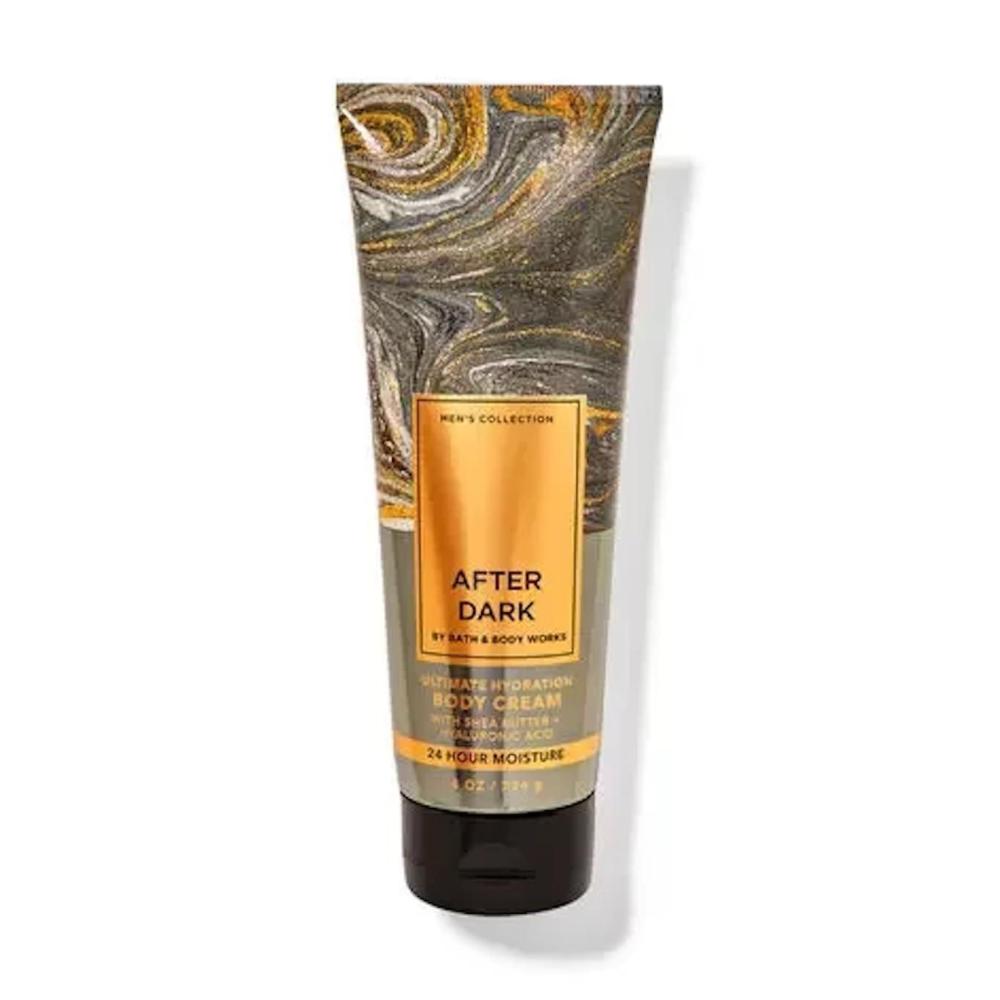 image:imageBath amp Body Works Mens Body Cream Mahogany Teakwood Scent Ultimate Hydration Moisturizer with Shea Butter amp Hyaluronic Acid for Dry Skin Warm Woodsy amp Masculine Scent 8 oz  1 PackAfter Dark